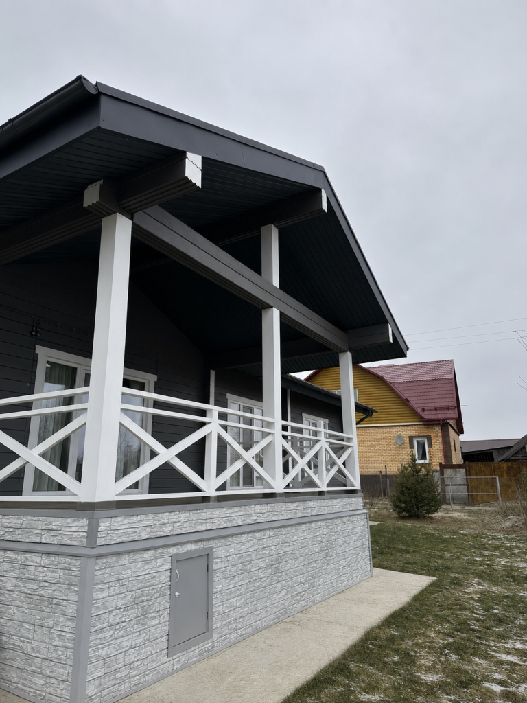 Деревня Добрунь. Дом из клееного бруса 110 м² — фото 32
